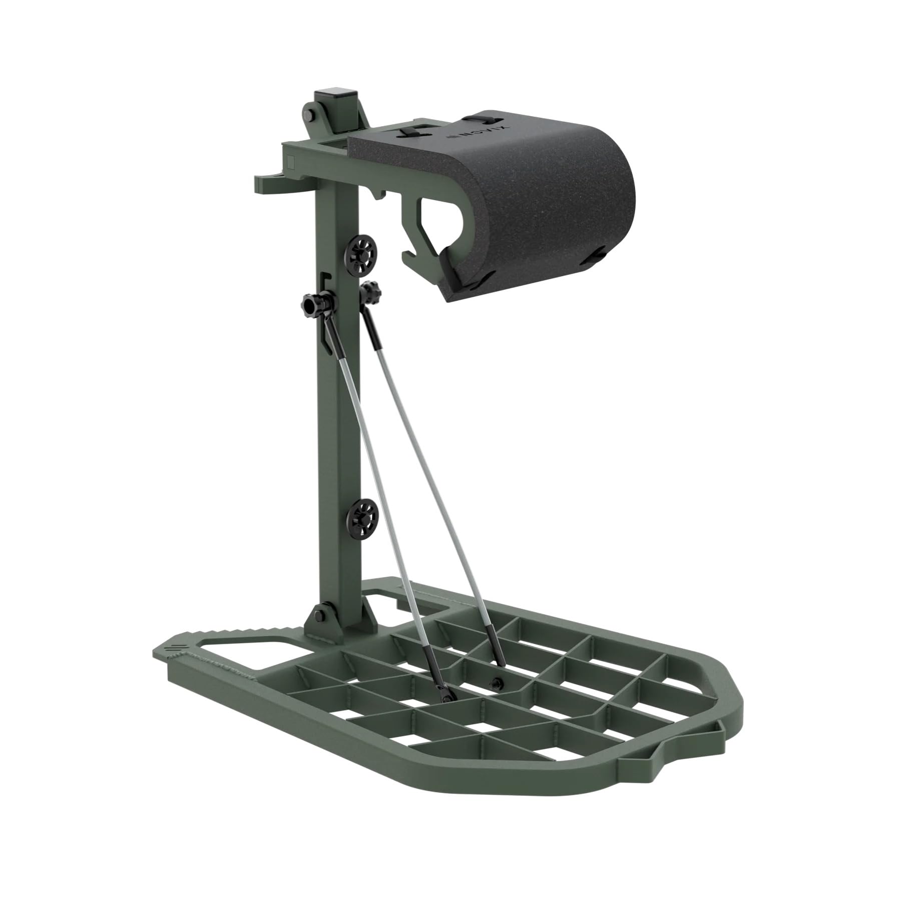 NOVIX Raider Hybrid Treestand - Lightweight All-Aluminum Construction - Mobile Hunting Setup - Use as a Traditional Platform or as a Quick Resting Spot