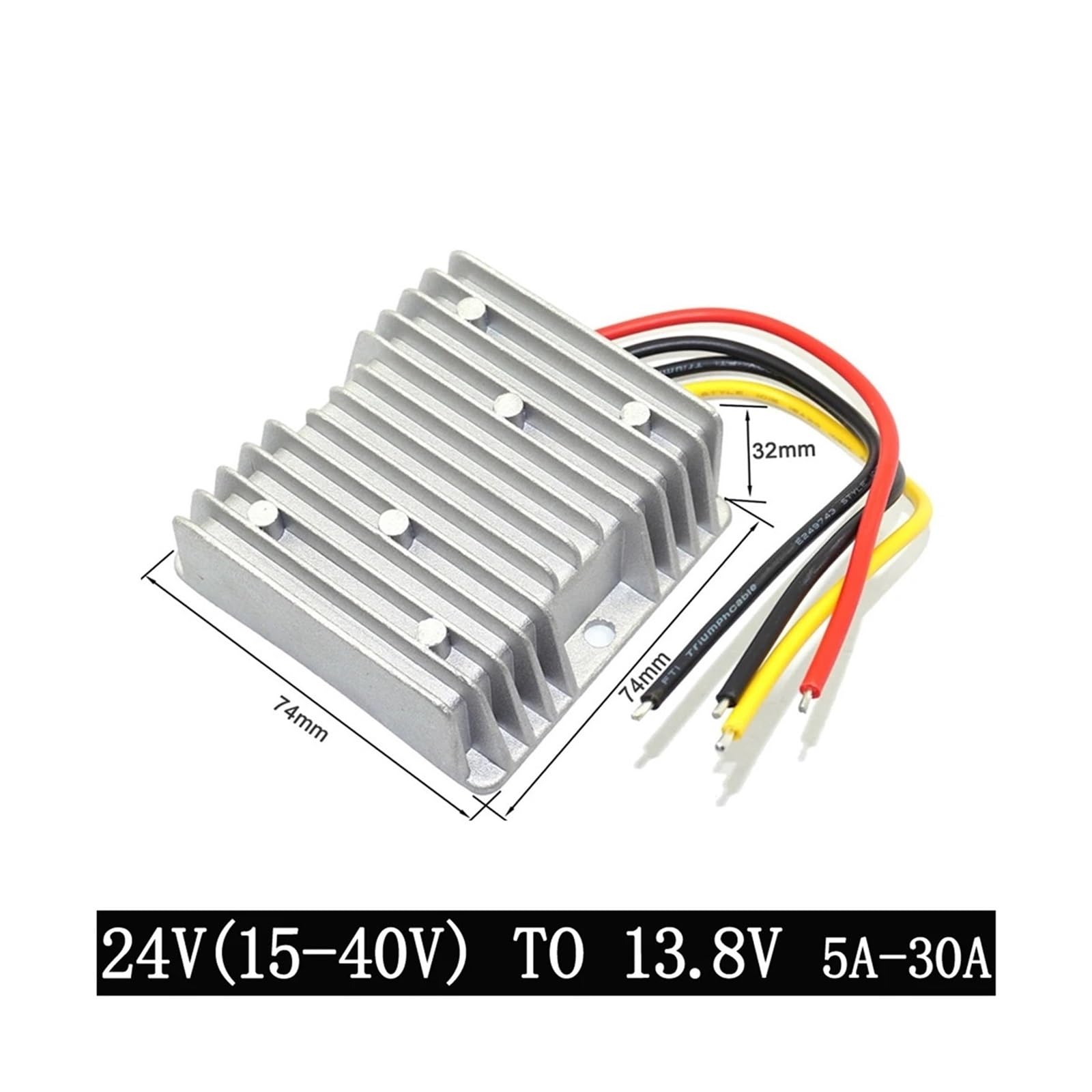 Convertitore DC-DC step-down da 24 V a 13,8 V 5 A-30 A, regolatore buck, riduttore di tensione, trasformatore da 13,8 V