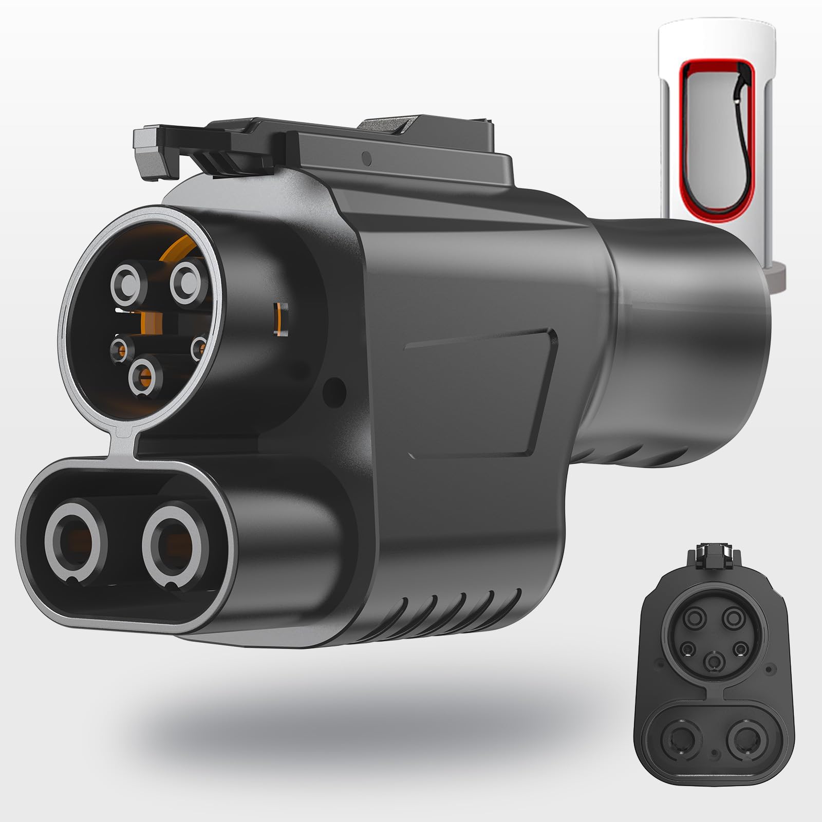 Photo 1 of 2025 Upgraded Tesla Supercharger Adapter?NACS to CCS Adapter?Tesla Charger Adapter?Max 500A/1000V 250 kW?Fit for Rivian,Ford,Mustang,GM EVs,Volvo,Polestar