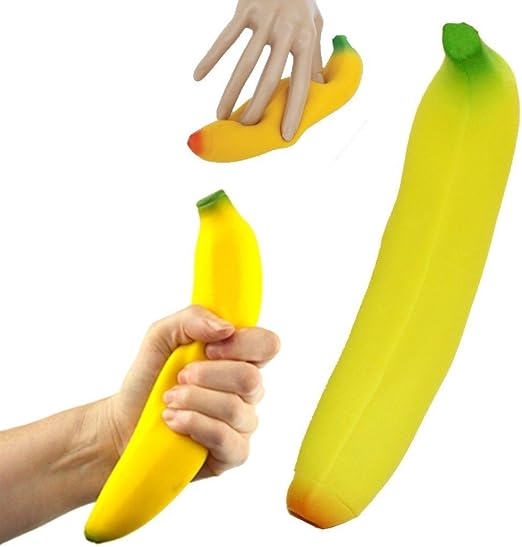 Tobar 30232 Squishy Banana 1 st, gul, liten