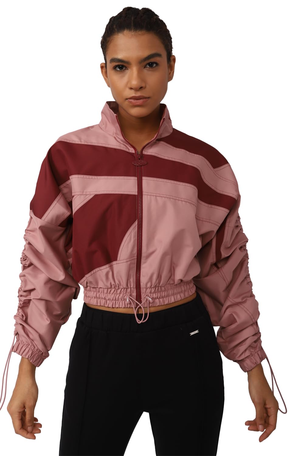 Women Classics Cardi B Woven Satin Jacket-image-33
