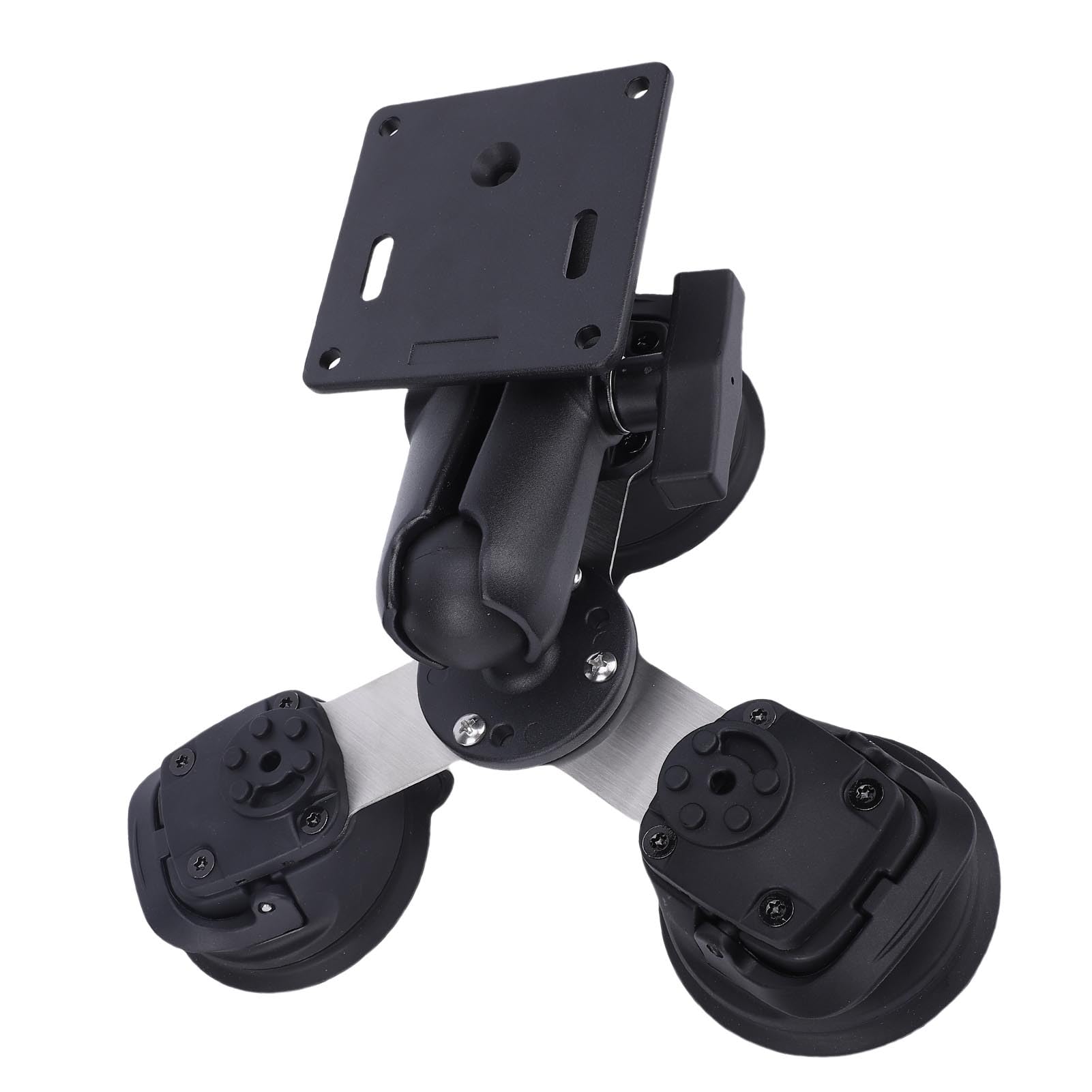 Supporto per Ventosa per Tablet Supporto Stabile in Lega di Alluminio con Cuscinetto di Carico per Scrivania in Vetro, per Tablet con Aspirazione a Vuoto per L'uso su Superfici Lisce