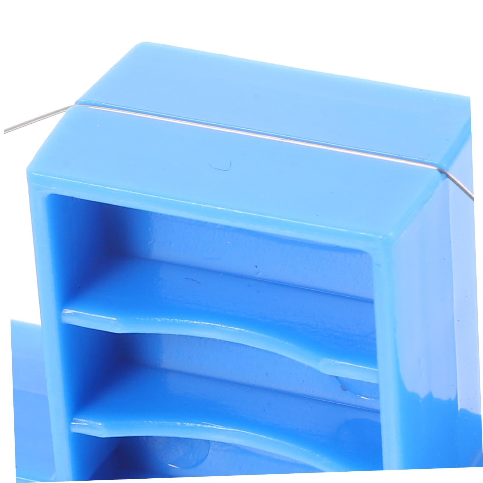 Uonlytech 5 Pezzi Strumento di taglierina angolare Ceramica Strumenti di Argilla modellazione Artigianato Attrezzi Strumento di Filo per Argilla Strumento di Scultura di Argilla plastica Blu