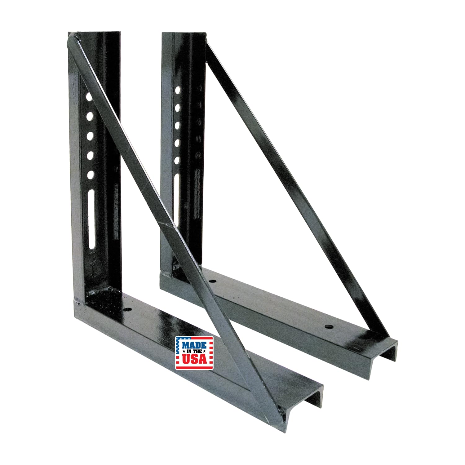 Buyers Products 1701005 Underbody Truck Box Brackets 18 x 18 In Black