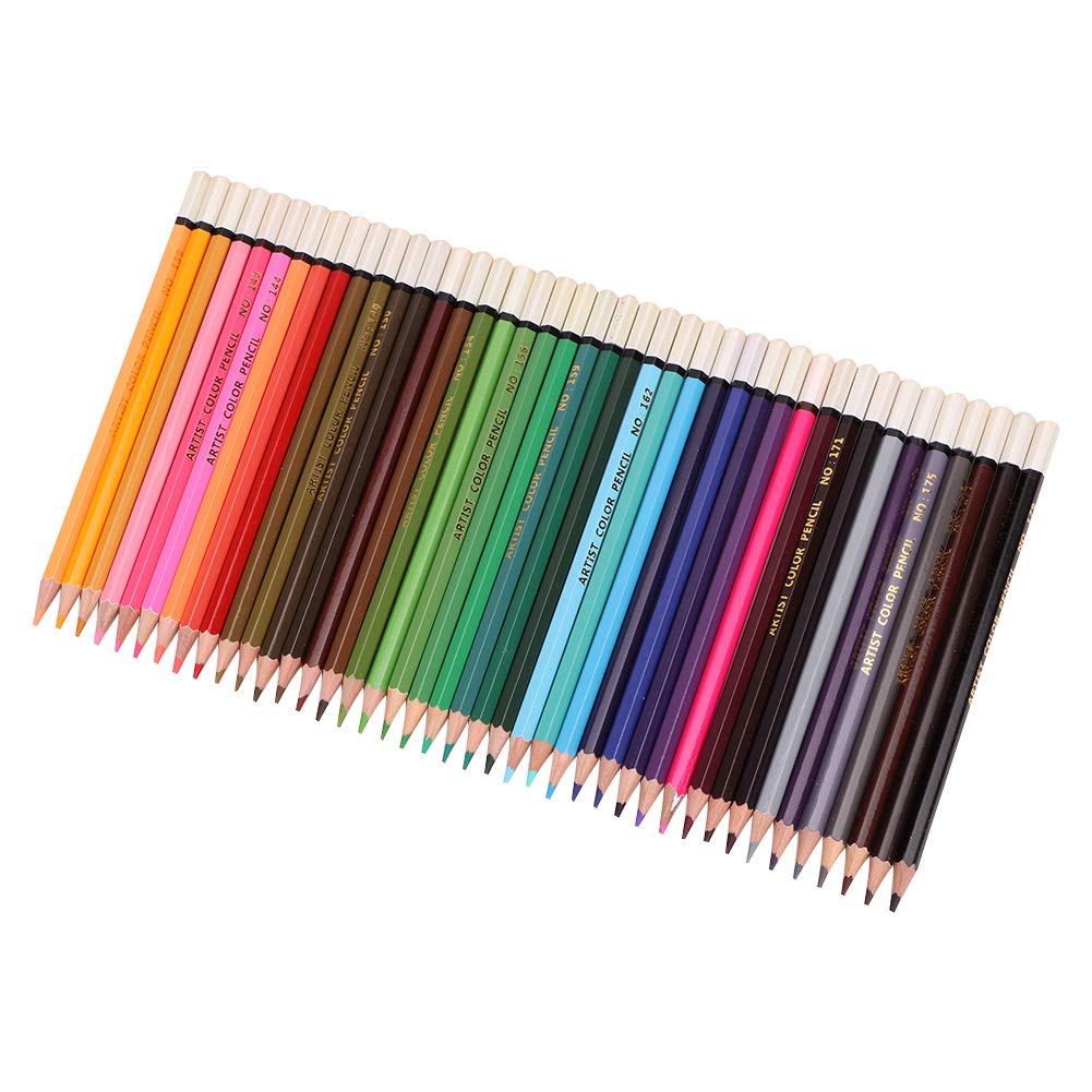 Cosiki 120 Matite Colorate Diverse per Artisti, Accessori per Disegno e Schizzi di Alta qualità, Ideali per Studenti e Bambini, Realizzate in Legno Naturale, Lunghezza 17,5 Cm