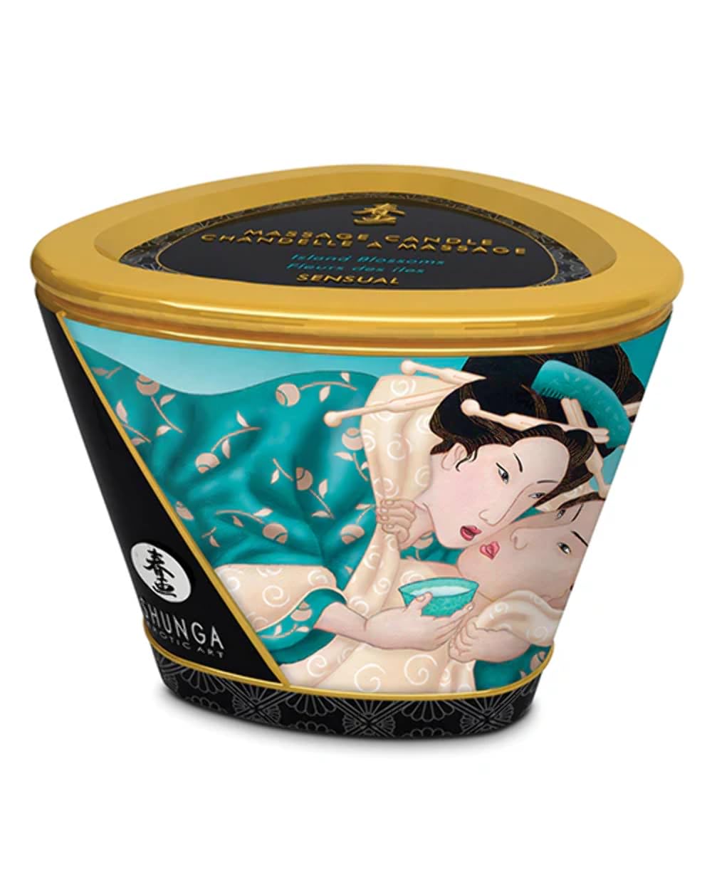 Bougie de massage Shunga Island's Flower Floral 170 ml