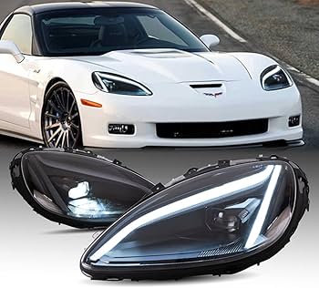 Amazon | USEKA シボレーコルベットC6 LED ヘッドライト 流れる