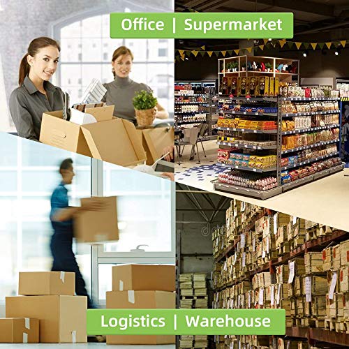 Anylabel Compatible 2" X 1" Direct Thermal Labels Replacement For Barcodes Postage Address Shipping Compatible With Rollo & Zebra Desktop Printers Adhesive & Perforated (12 Rolls, 1300 Labels/Roll) #TOP7