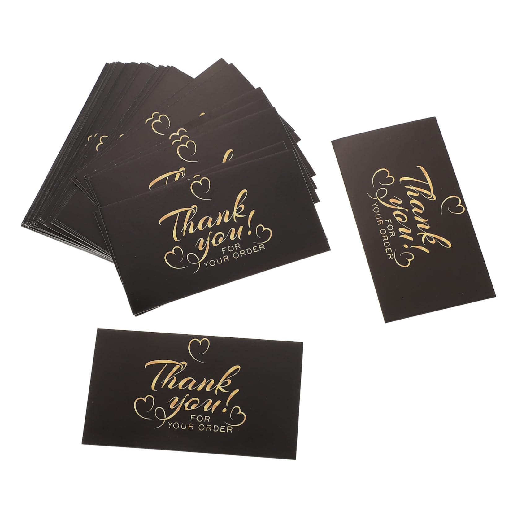 SHINEOFI 200piezas Tarjetas De Agradecimiento Elegantes Flores Tarjetas Para Clientes y Compradores Para Negocios Online y Agradece Tus Clientes Estilo