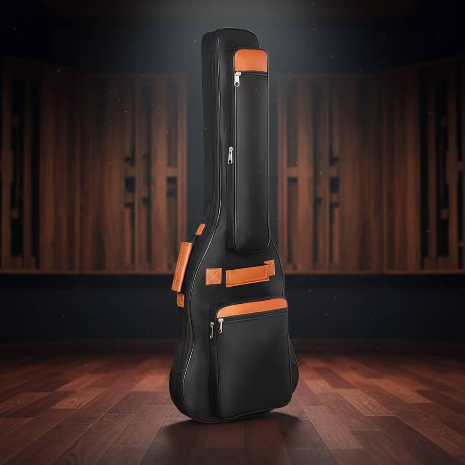 Custodia Isolante per Chitarra Elettrica Borsa Imbottita Custodia Morbida Gig Bag con Tasche Leggerezza E Praticità per Trasporto Quotidiano