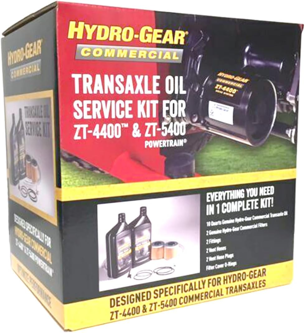 Genuine Hydro Gear Transaxle Oil Service Kit for Lawn Mowers fits ZT-4400 and ZT-5400/72881