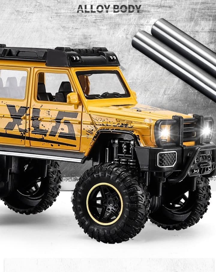 Image of Alokik Enterprise 1:22 Scale Mercedes G Class Sport Alloy Car Model with Openable Doors and Pull Back Action with Music & Lights Effect Diecast Car Toys 【Colors as Per Stock】