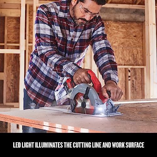 Image of CRAFTSMAN V20 Cordless Circular Saw, 7-1 /4 inch, Bare Tool Only (CMCS550B)