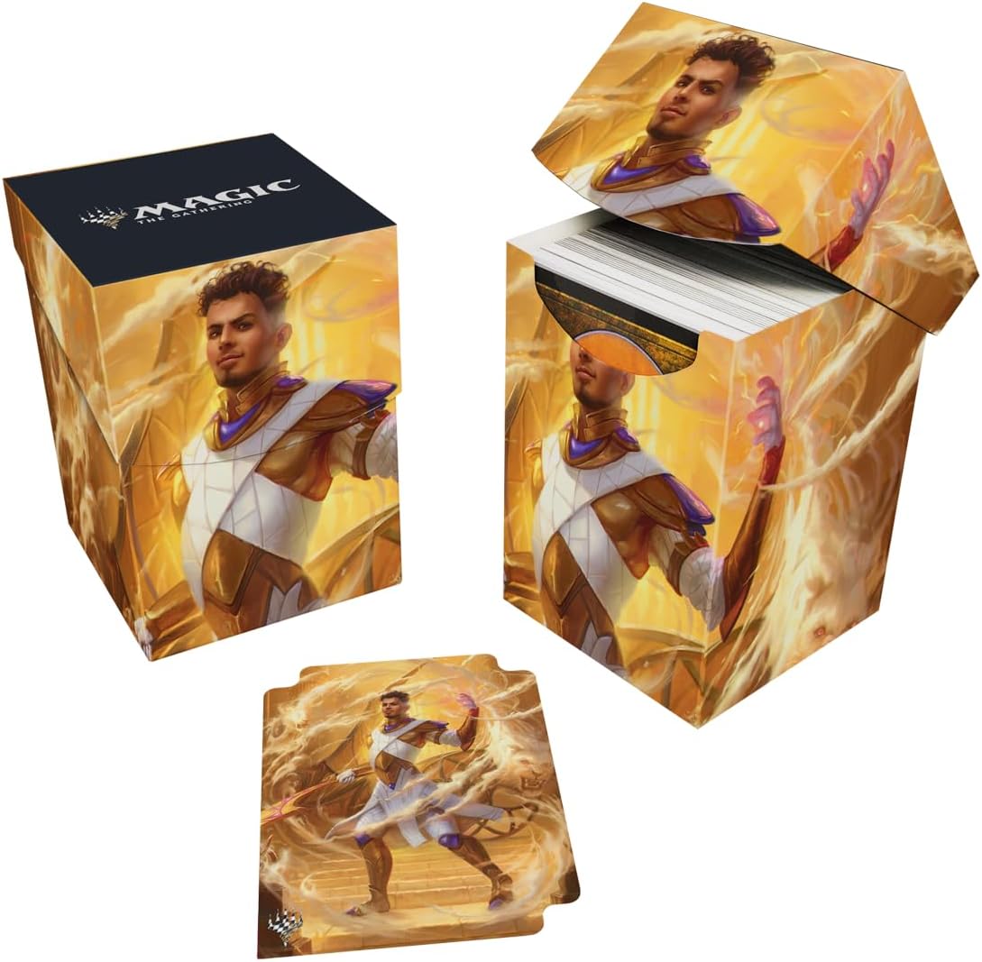 Ultra Pro - Aetherdrift Basri, Tomorrow’s Champion 100+ Deck Box® for Magic: The Gathering, Deck Holder, MTG Accessory, Trading Card Case, Magic The Gathering D&D TCG Storage Box