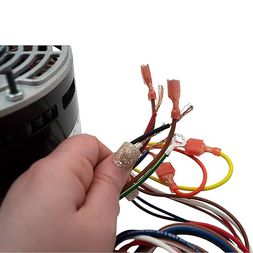 Miniatura 8 de Supplying Demand W51-12BJA3-02 Motor del ventilador del ventilador HVAC 1/2 HP 1 fase 3 velocidad 208/230V 1075 RPM debe coincidir con las