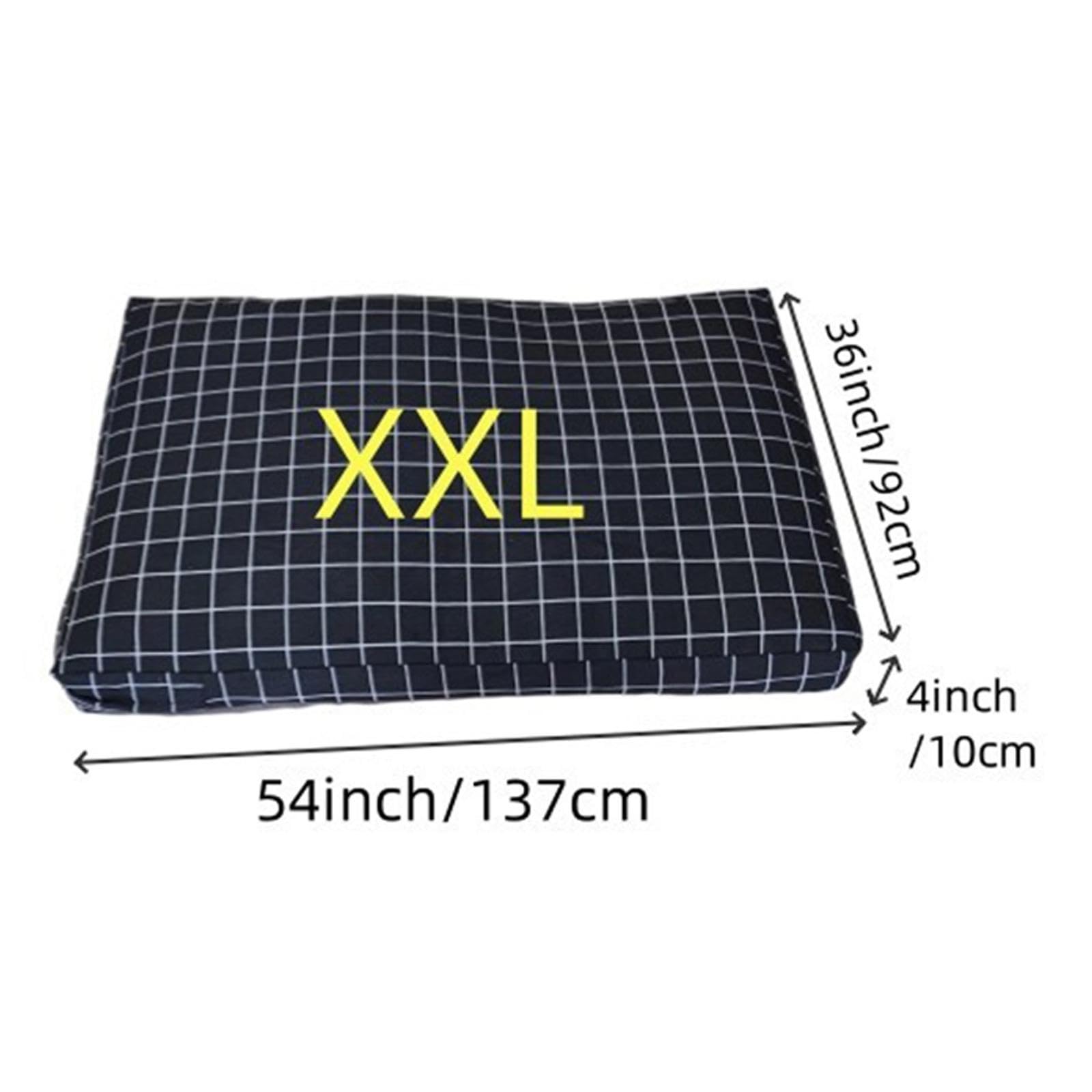 Dog Crate Bed Cover Dog Crate Pad Replacement Removable Pets Cat Mat Cushion Accessory Mattress Cover for Car Picnic Travel, XXL