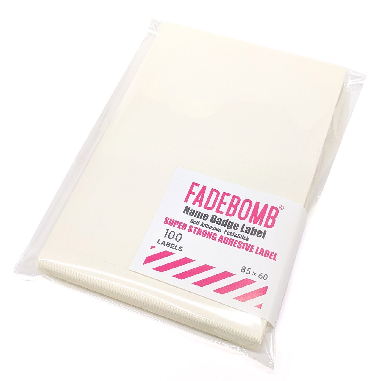 Amazon | 超強粘着 FADEBOMB Printable Strong Adhesive Label