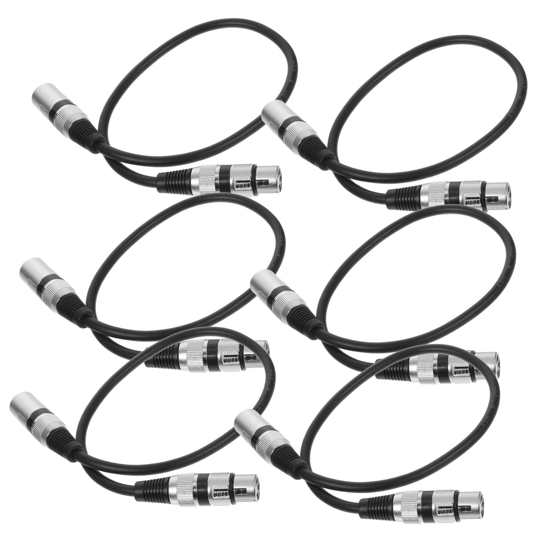 Câble XLR mâle-femelle ERINGOGO lot de 6 cordons audio 3 broches microphone - 8