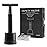 Double Edge Safety Razor with Stand, Single Blade Razors for Men and Women, Reusable Metal Razor, with 10 Stainless Steel Double Edge Blades, Smooth and Close Shave, Plastic Free, Matte Black