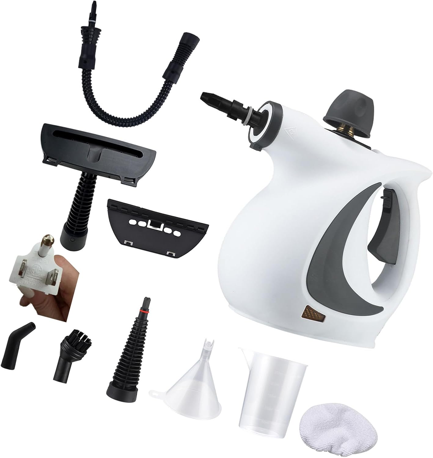 キッチン用プロクリーナー 頑固な汚れを除去 素早く蒸発 人間工学に基づいたハンドル スチーマー 腹筋クリーナー アタッチメント付き