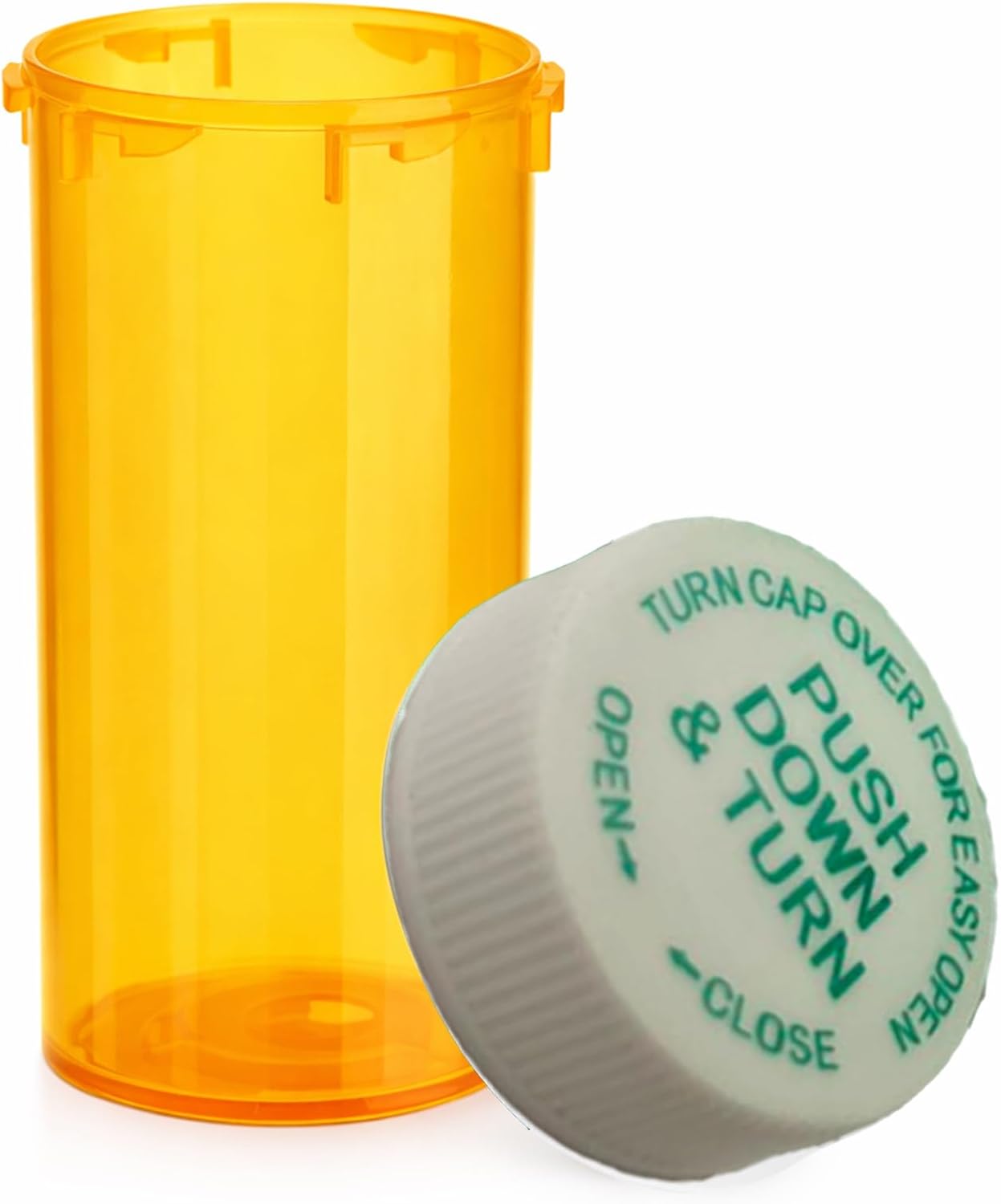 8 Dram Pill Bottle Push Down and Turn Vials Medicine Bottle for Pharmacy 410 Pcs Empty Pill Bottles, Mini Pill Organizer Containers Child-Resistant Small Travel Pill Dispenser for Bulk Use