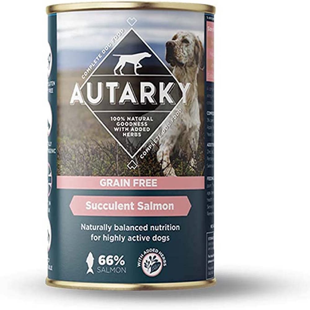 Autarky Grain Free Succulent Salmon Complete Tins 12x395gm