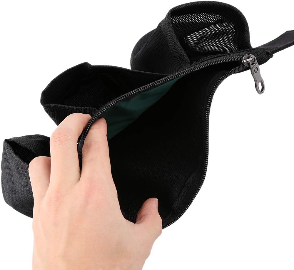 Cleaning Use Waist Tool Bag Oxford Cloth Waterproof Hotel Cleaners Storage Pouch Black