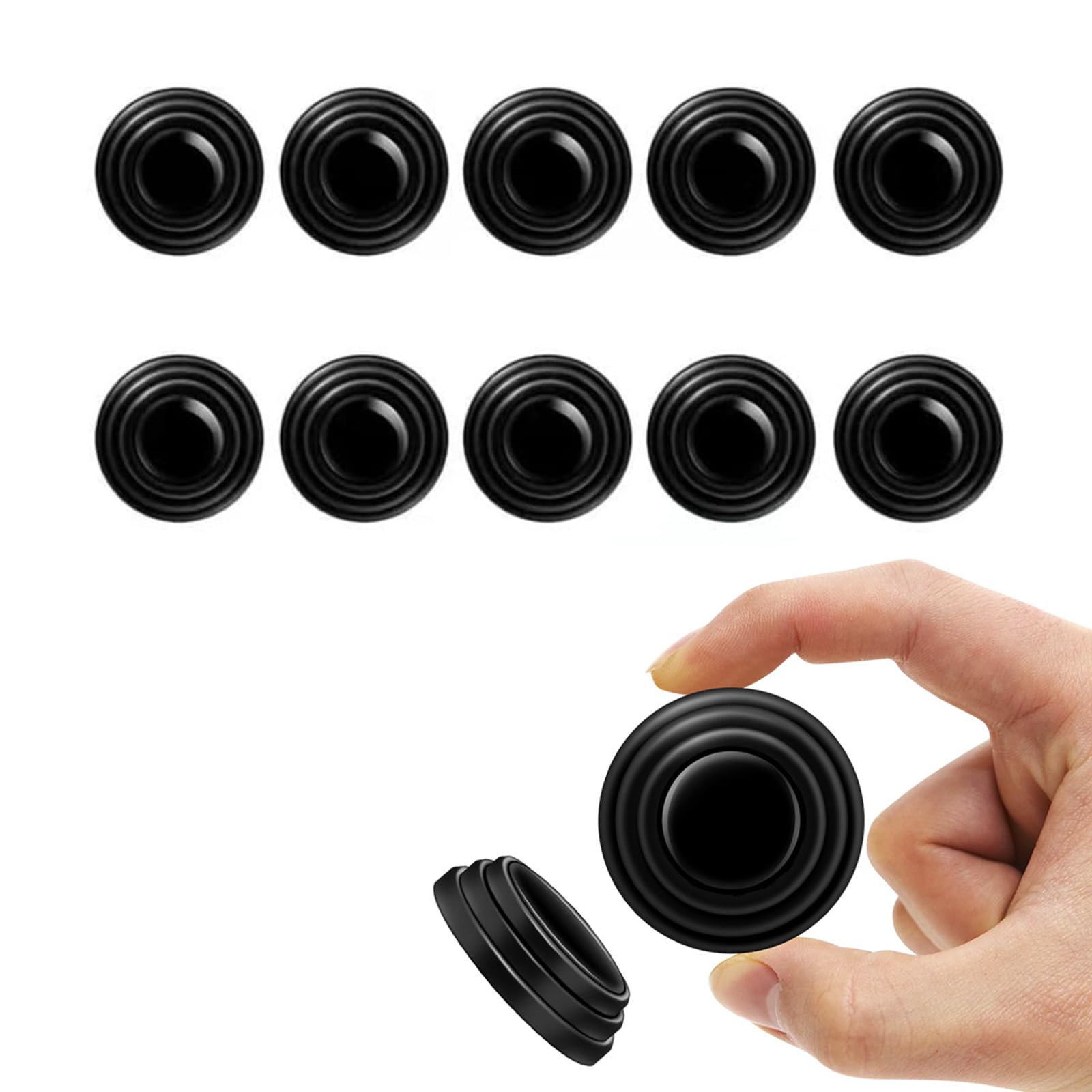 12 Pezzi Ammortizzatori In PVC Per Portiere Auto - Protezione Da Urti E Graffi - Universale