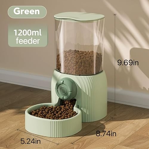 Miniatura 3 de Dispensador automático de agua para colgar alimentos para mascotas, alimentador automático de gravedad para conejo y dispensador de agua, estación