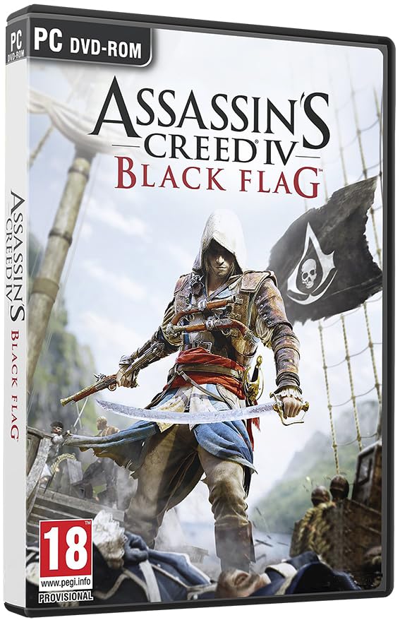 Assassin Creed 4 Black Flag Pc Game DVD For Windows With DVD Box-image-13