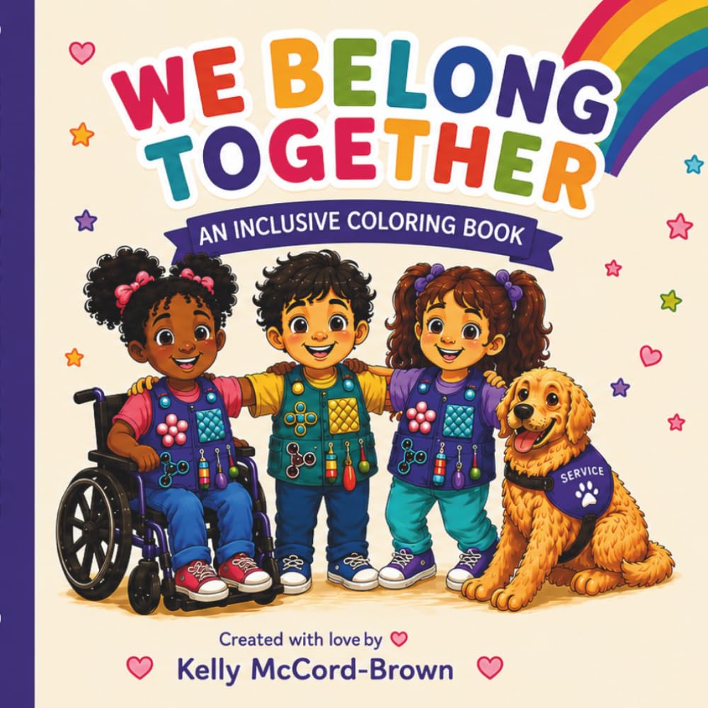 WE BELONG TOGETHER: An Inclusive Coloring Book