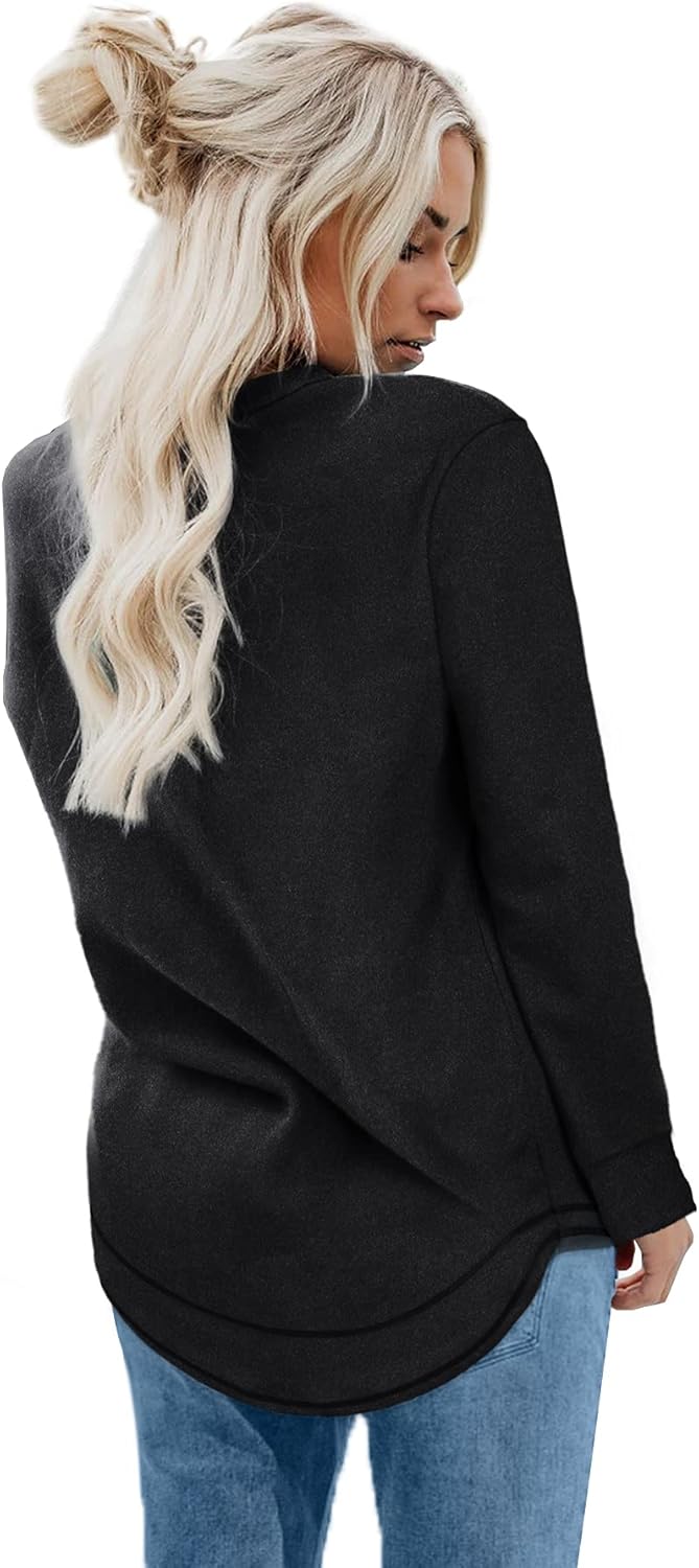 Dofaoo Sweatshirts for Women Crewneck Long Sleeve Shirts Tunic Tops for Leggings Fall Fashion Winter Clothing - Image 4