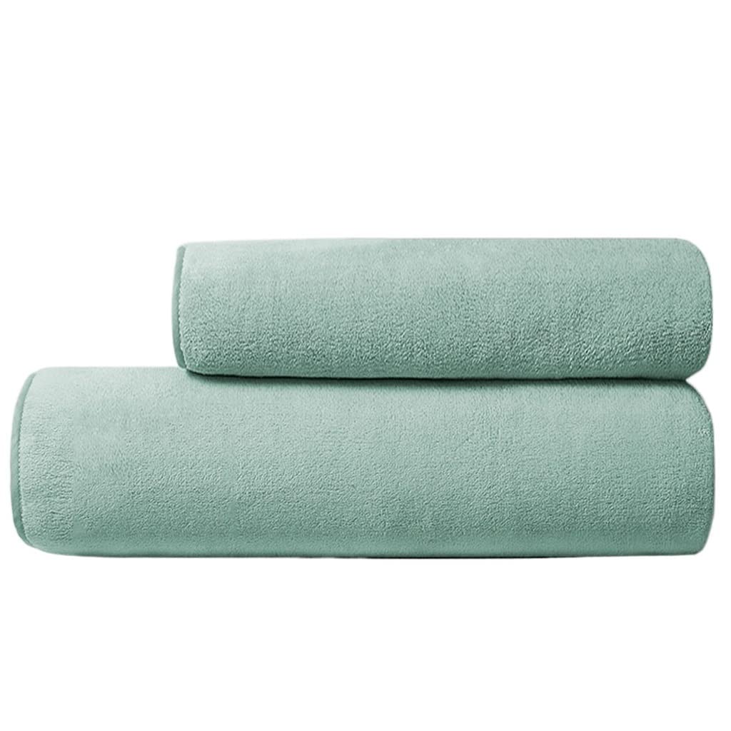 Towel Bath Towel Three-Set Hotel Lovers Suction Large wrap Towel Two-Set Bathroom Soft Towel Color 2PS Size 70x35cm