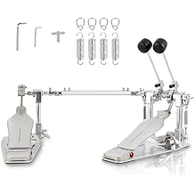 RANMING Double Bass Drum Pedals with 4Pcs Bass Drum Pedal Spring