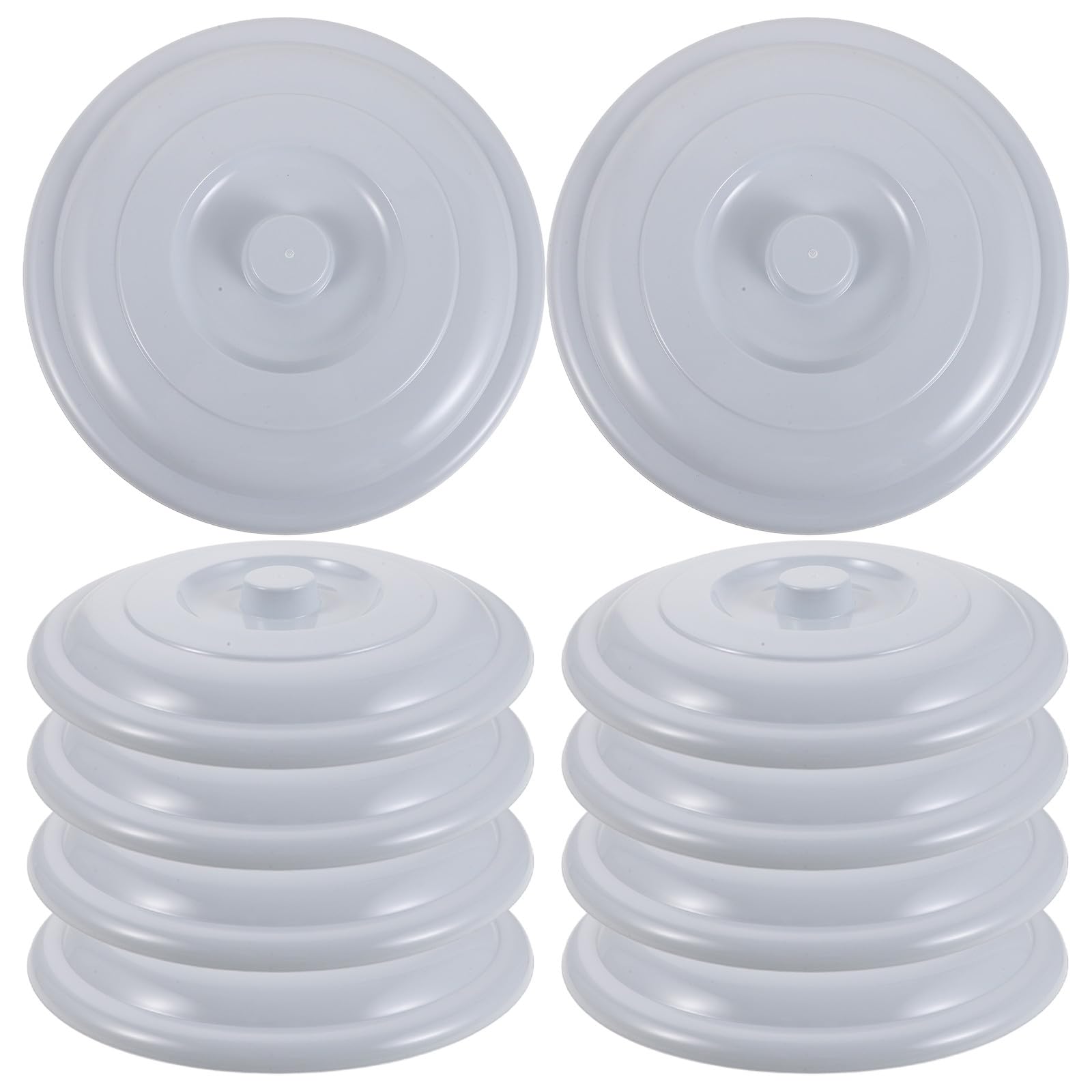 10 szt. plastikowych pokrywek do kosza na śmieci - Pokrywa na śmieci do kuchni i na zewnątrz - Pokrywy do wiader 14,17" do przechowywania karmy dla zwierząt, przechowywanie farb w domu,