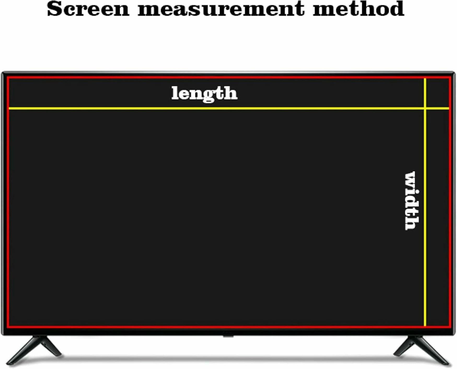 Folia filtrująca ochronna na ekran TV, Przezroczysta osłona ekranu telewizora do monitora LED LCD Smart TV o przekątnej 32–75 cali(55 Inches 1211x682mm)