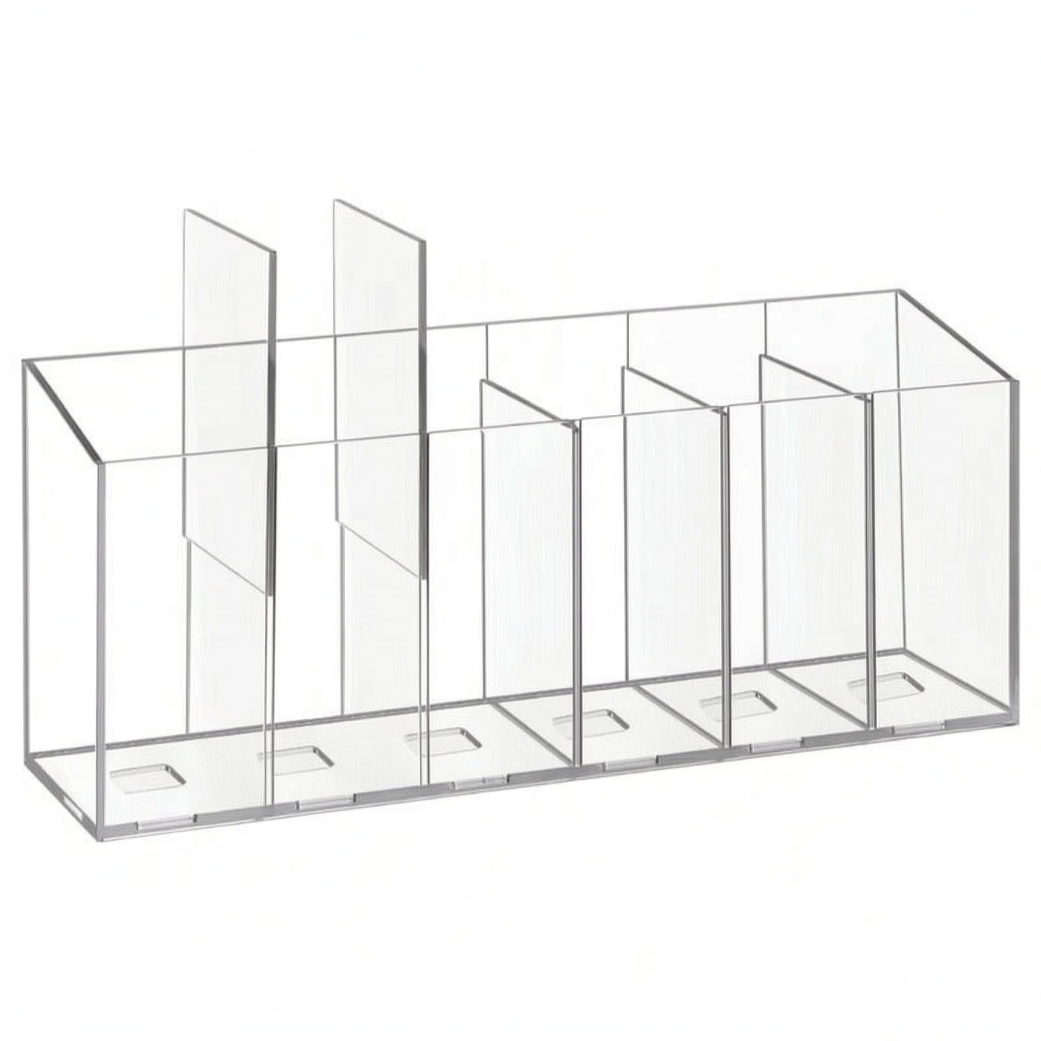 Organizador multifuncional de acrílico para brochas de