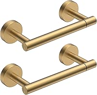 Vista 28 de FORIOUS Toilet Paper Holder Wall Mount, Stainless Steel Rustproof Double Post Pivoting Tissue Roll Holder for Bathroom, Commercial Toilet Paper