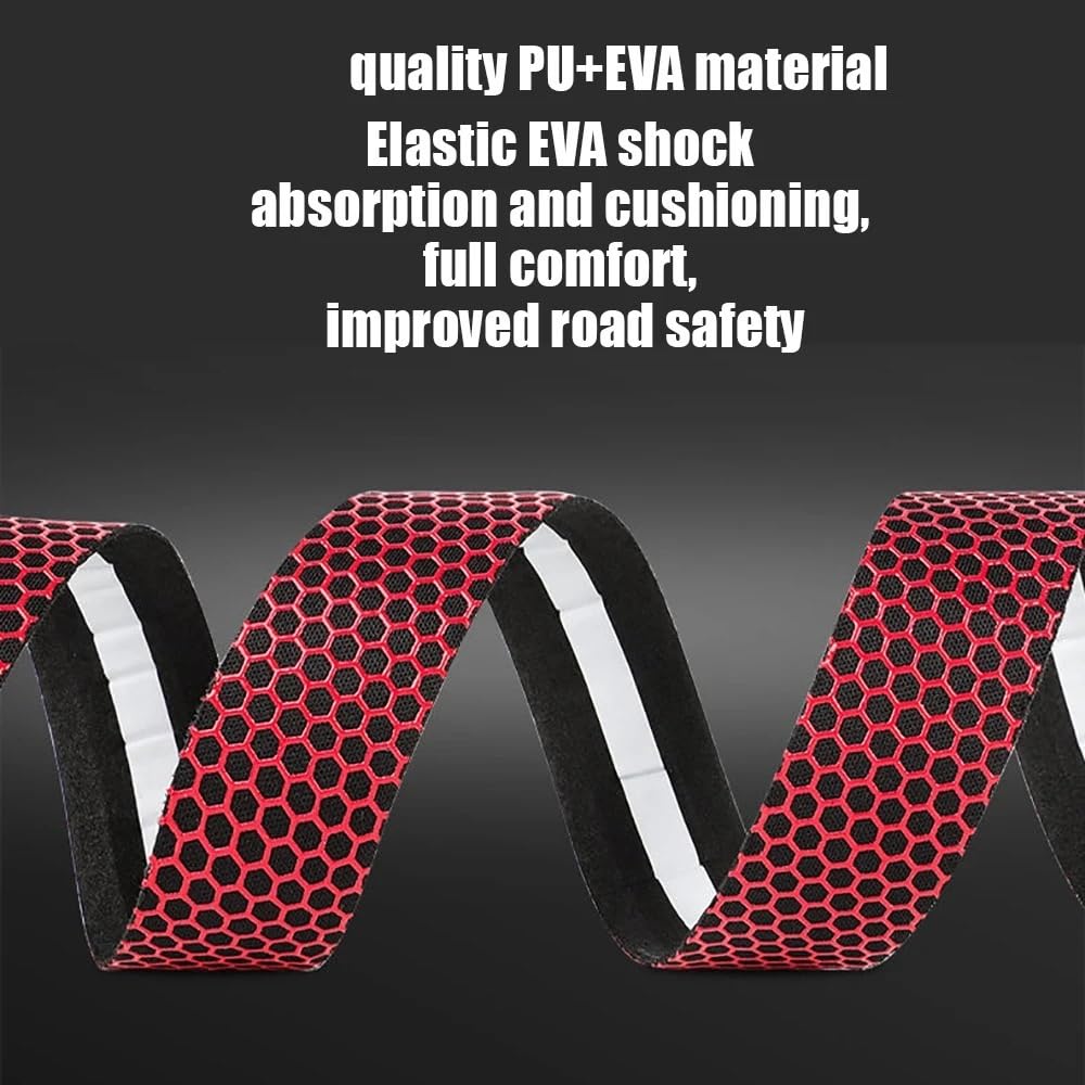2PCS Anti-Slip Bike Lenker Band Stoßdämpfung Straße Fahrrad Anti-Vibration Wrap Radfahren Griff Gürtel(2)
