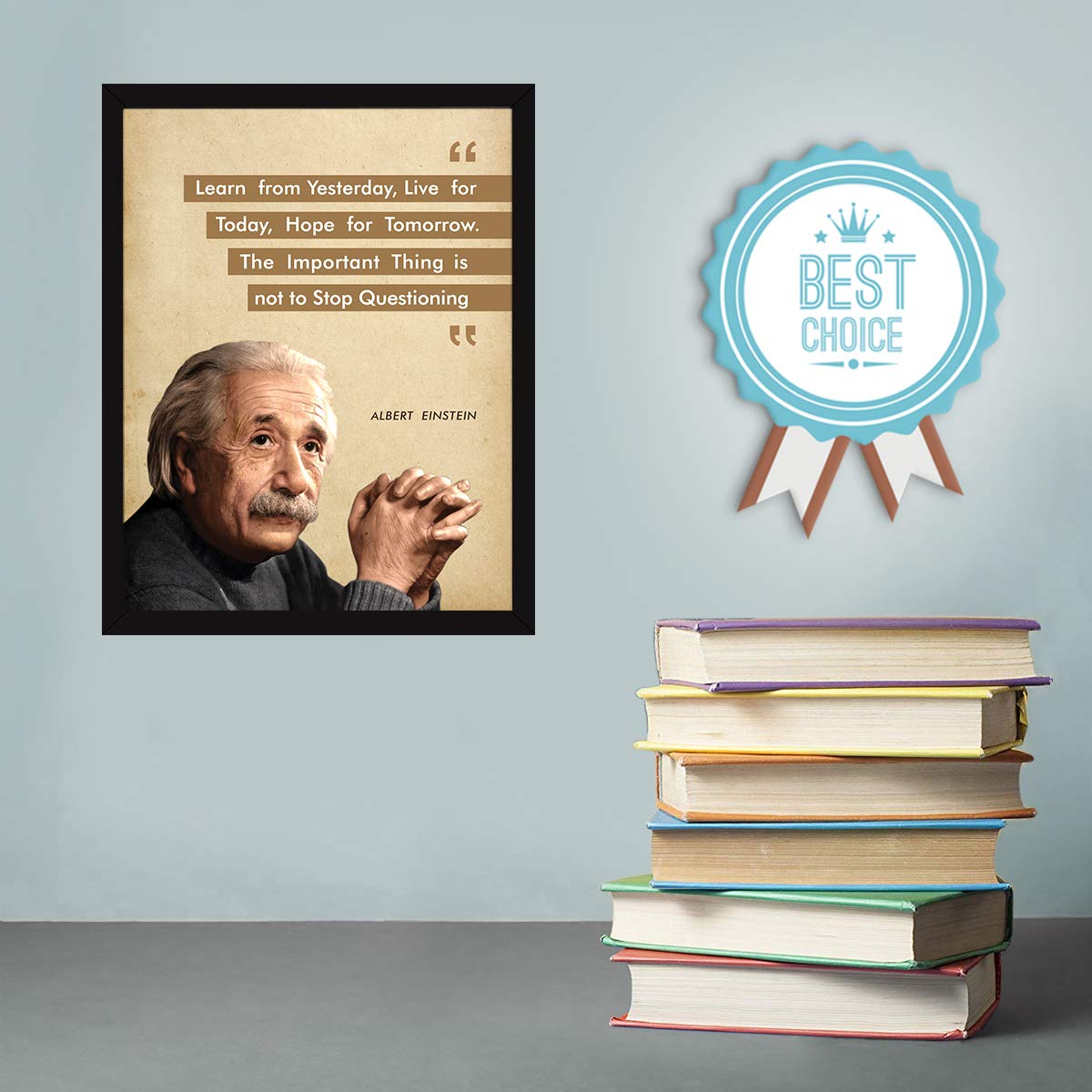 Albert Einstein Quotes Frames - Motivational Wall Art -6 Albert Einstein Quotes Frames - Motivational Wall Art -6