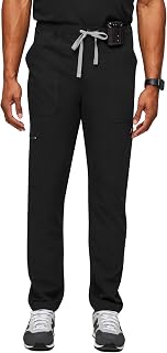 FIGS Cairo Cargo Scrub Pants for Men: FIONx Fabric, 9 Pockets, Zip Fly, Straight Leg Fit