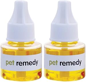 Pet rimedio Naturale de-Stress e calmante Confezione di Ricarica, 40 ml, Confezione da 2