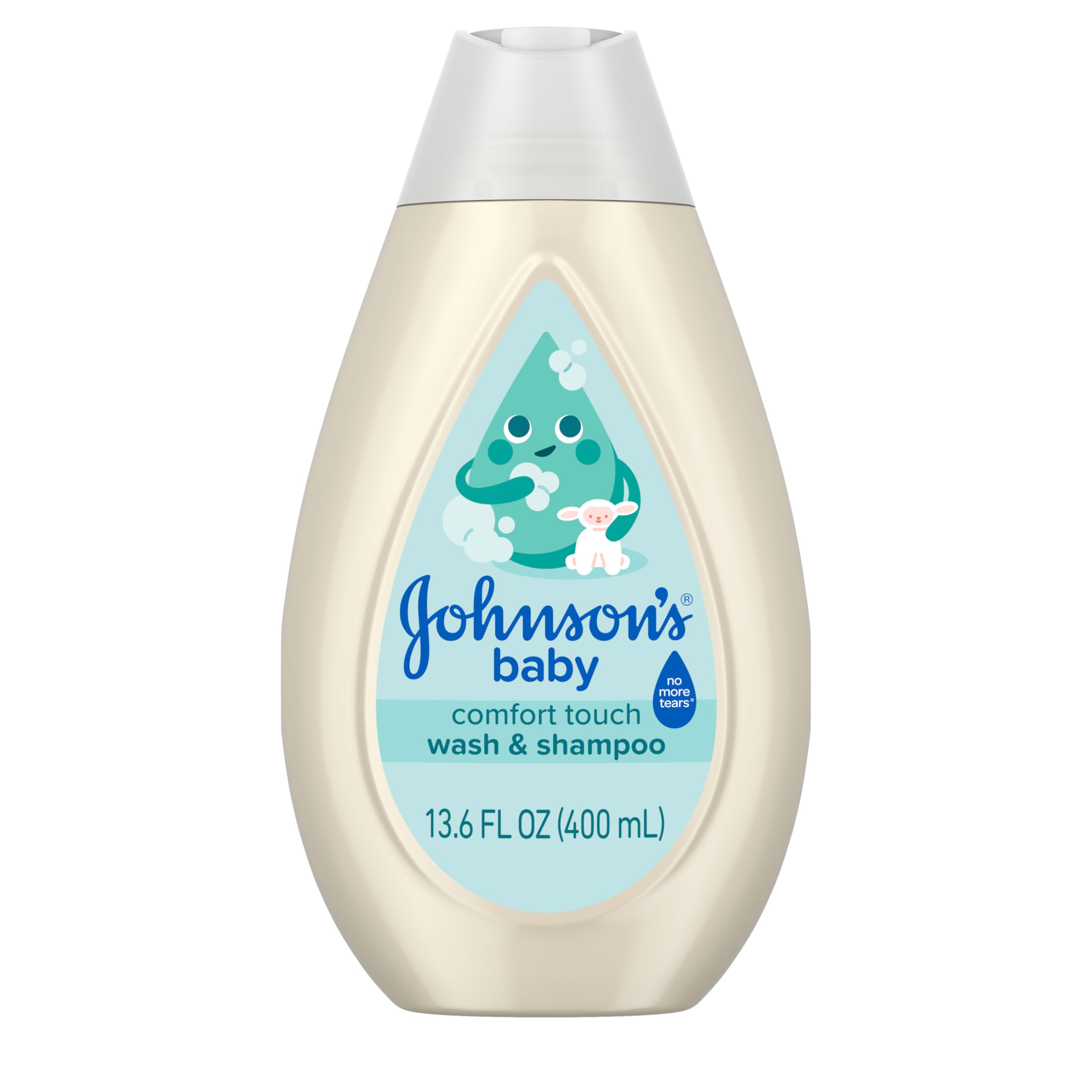 Johnson's Baby Comfort Touch Newborn Baby Wash &amp; Shampoo, 13.6 fl oz