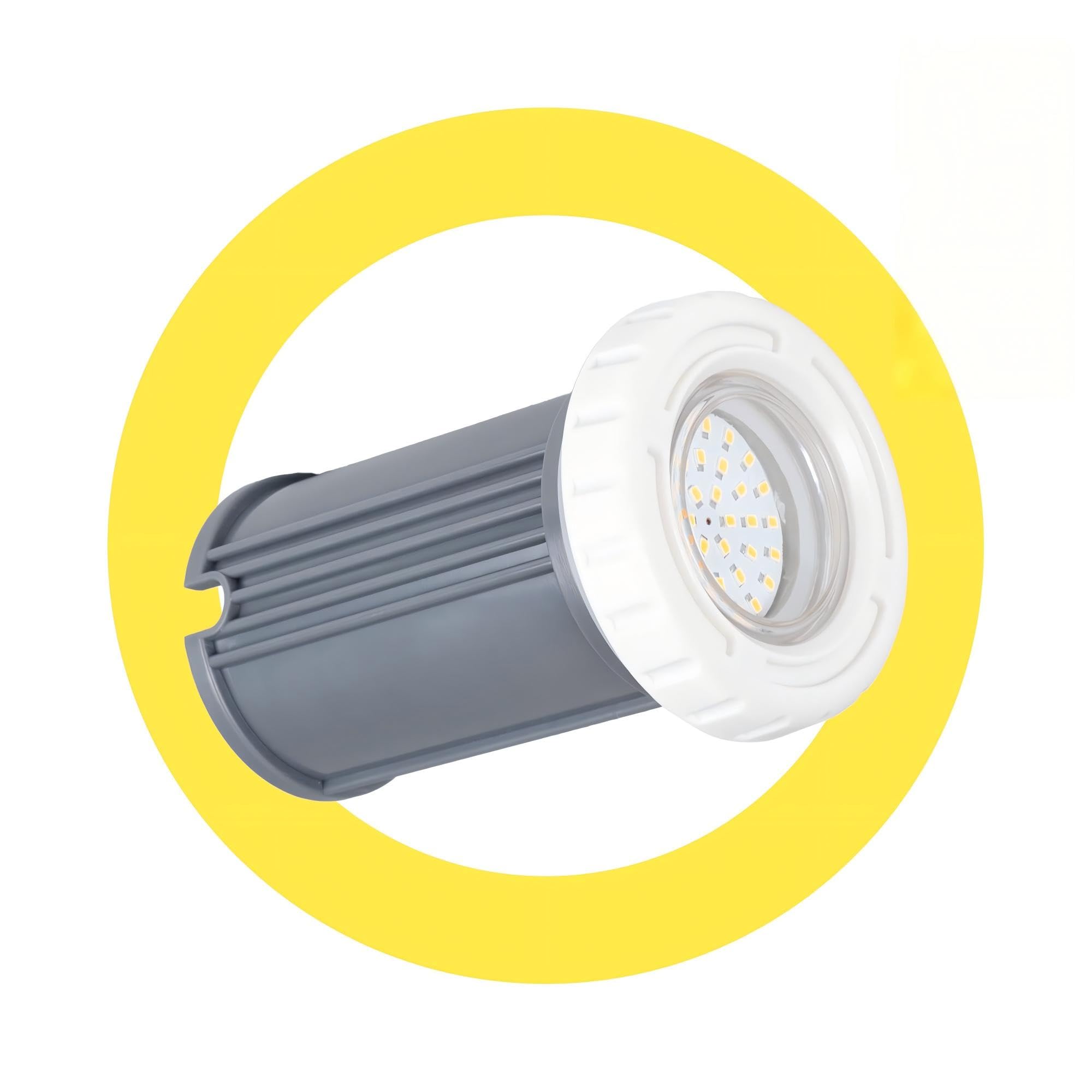 Faretto LED sommergibile per piscina - 12V AC - 3W - IP68 - Ø94mm