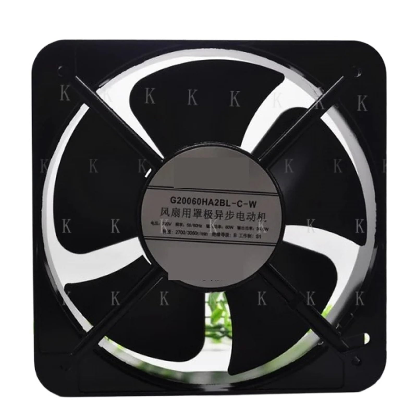 BRODEFUP G20060HA2BL-C-W 220V 60W 200 * 200 * 60MM Axial Ball Cooling Fan