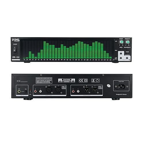 BDS PP-131 Green Audio Spectrum Analyzer Display 2U Rack Music Spectrum Indicator VU Meter 31CH Real Time Frequency Level Display
