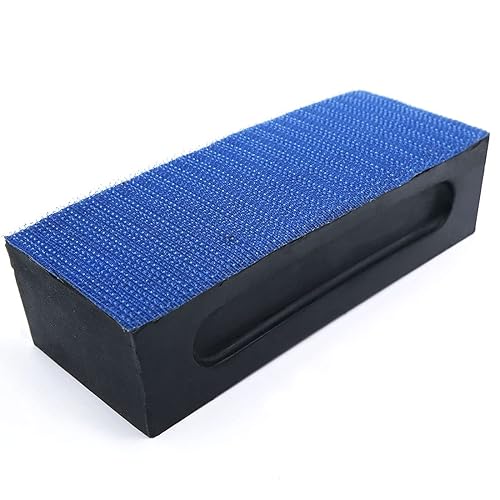 Bloque de lijadora manual de diamante para almohadillas de pulido de gancho y bucle, papel de lija para el hogar DIY
