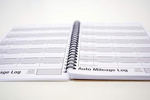 Miniatura 16 de Cuaderno de millas y gastos automáticos – Registro de kilometraje del vehículo, libro de registro de millas para rastrear más de 400 viajes