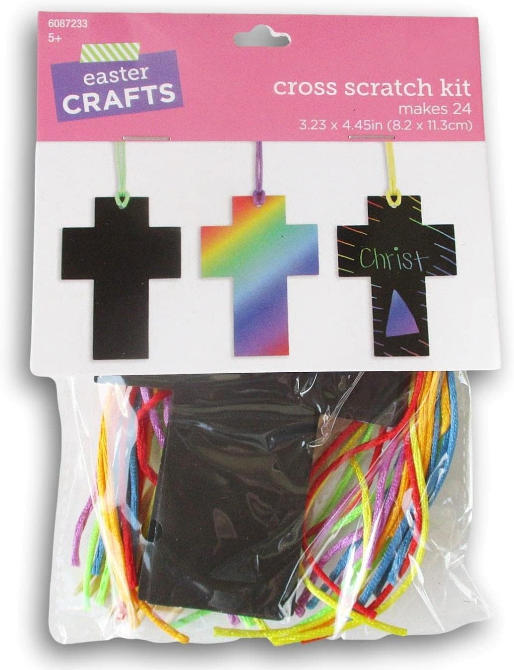 Amazon.com: Playside Creations Cross Scratch Art Craft Kit for