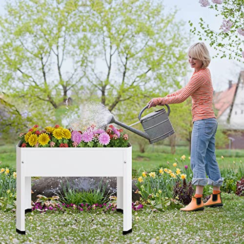 Jardinera elevada PROXRACER de metal con patas desmontables versátiles 4